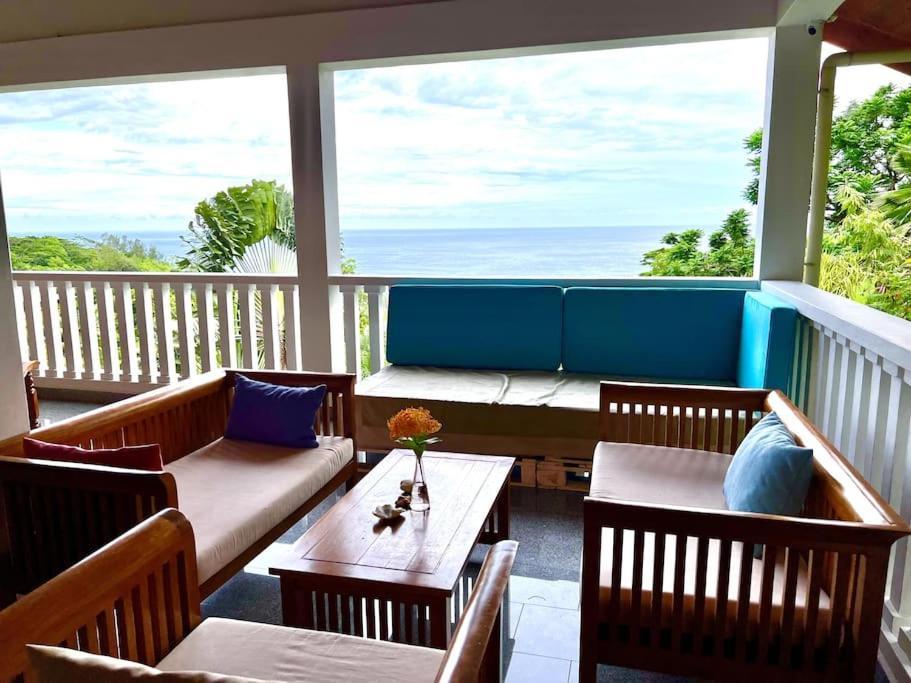 Hilltop South - Villa Bougainville Takamaka Bagian luar foto